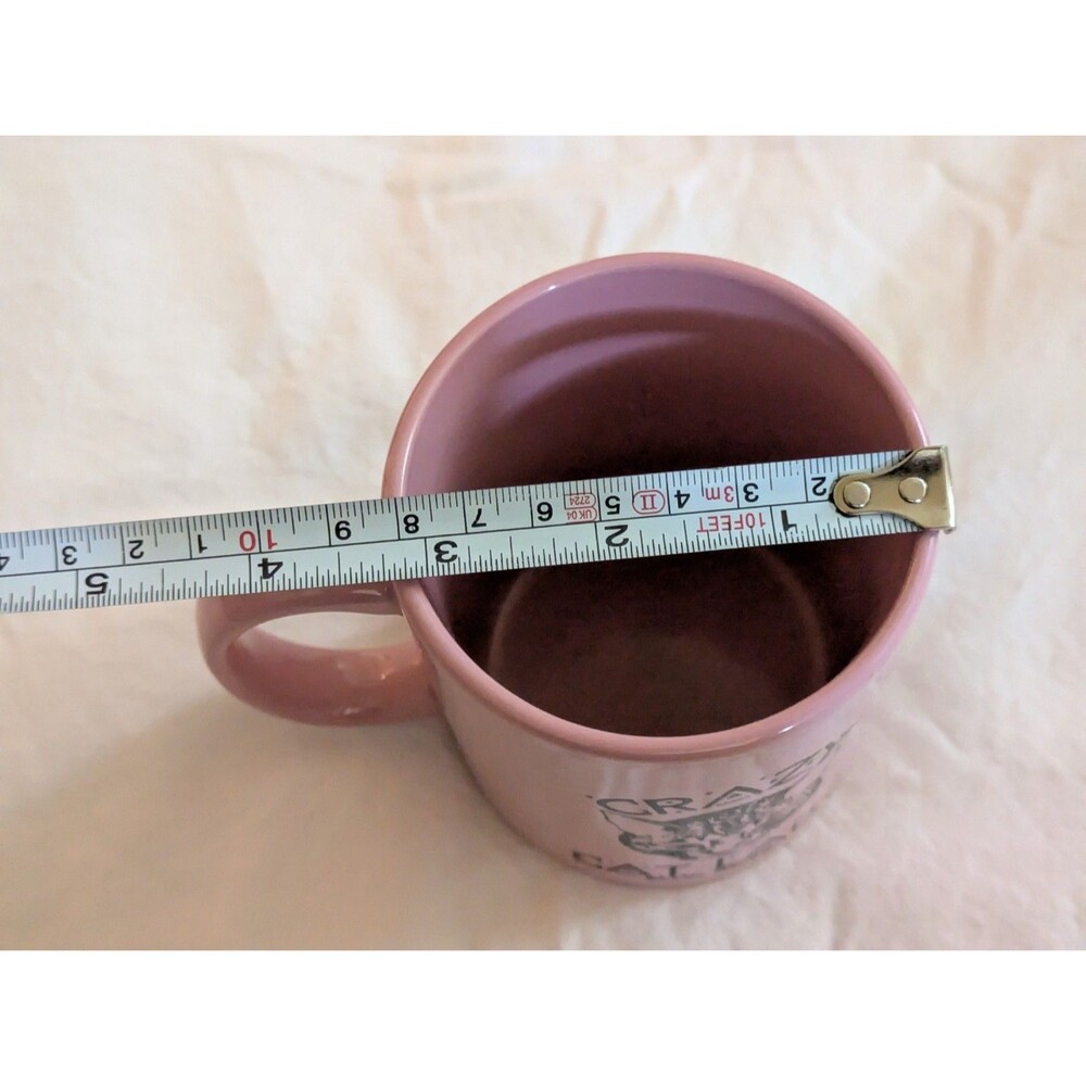 Crazy Cat Lady Coffee Mug Urban Outfitters Perfect Pink for Cat Lovers! - Picture 5 of 8